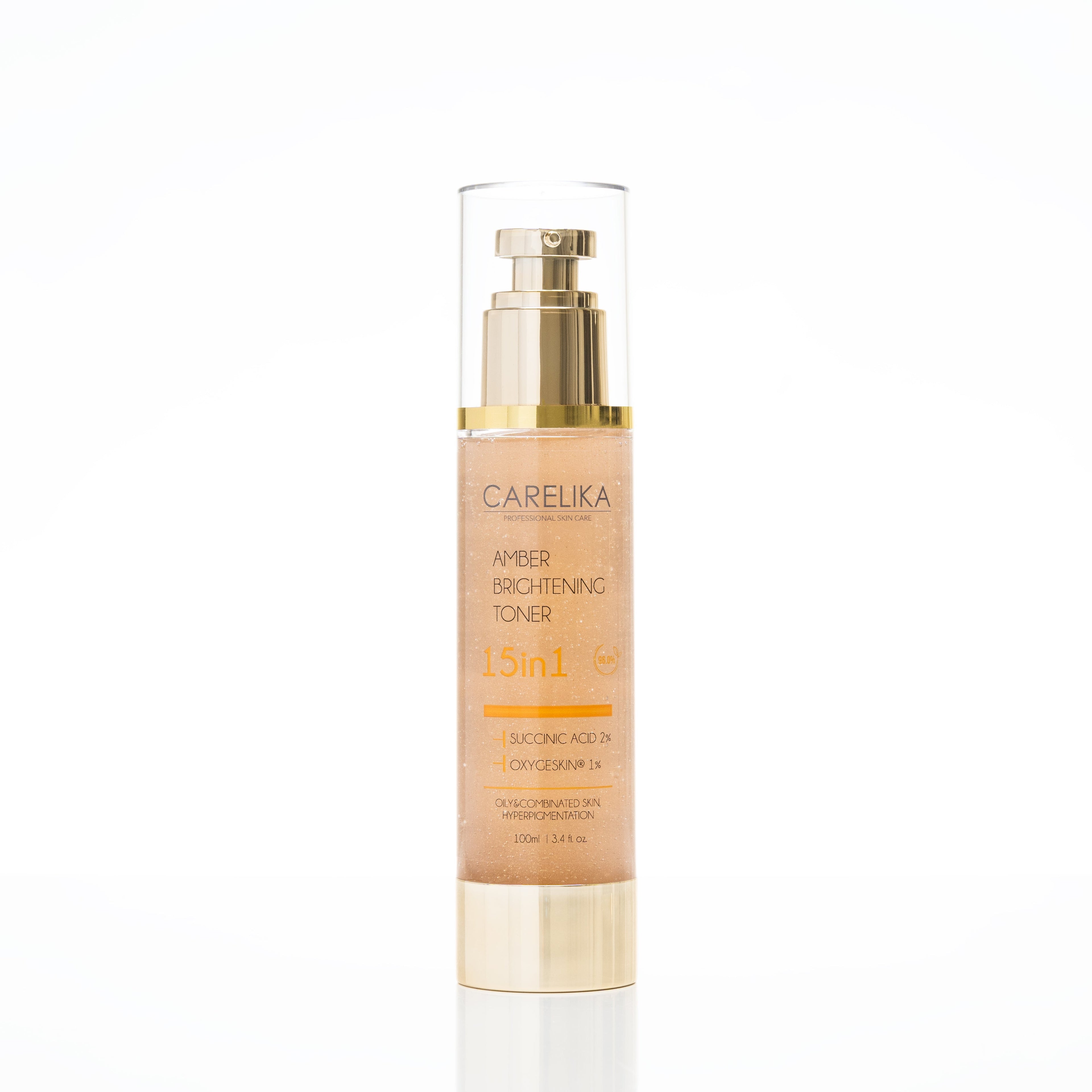 "CARELIKA Amber Brightening Toner 15in1 (with Succinic Acid 2%)