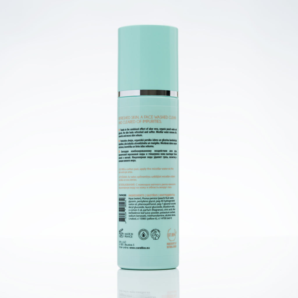 CARELIKA Micellar Peach Cleansing Water