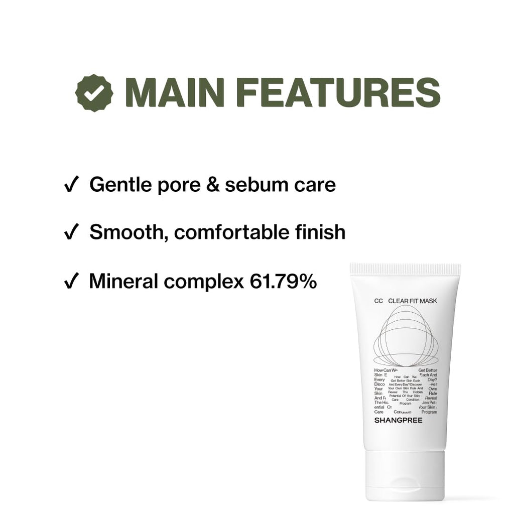 SHANGPREE CC CLEAR FIT MASK