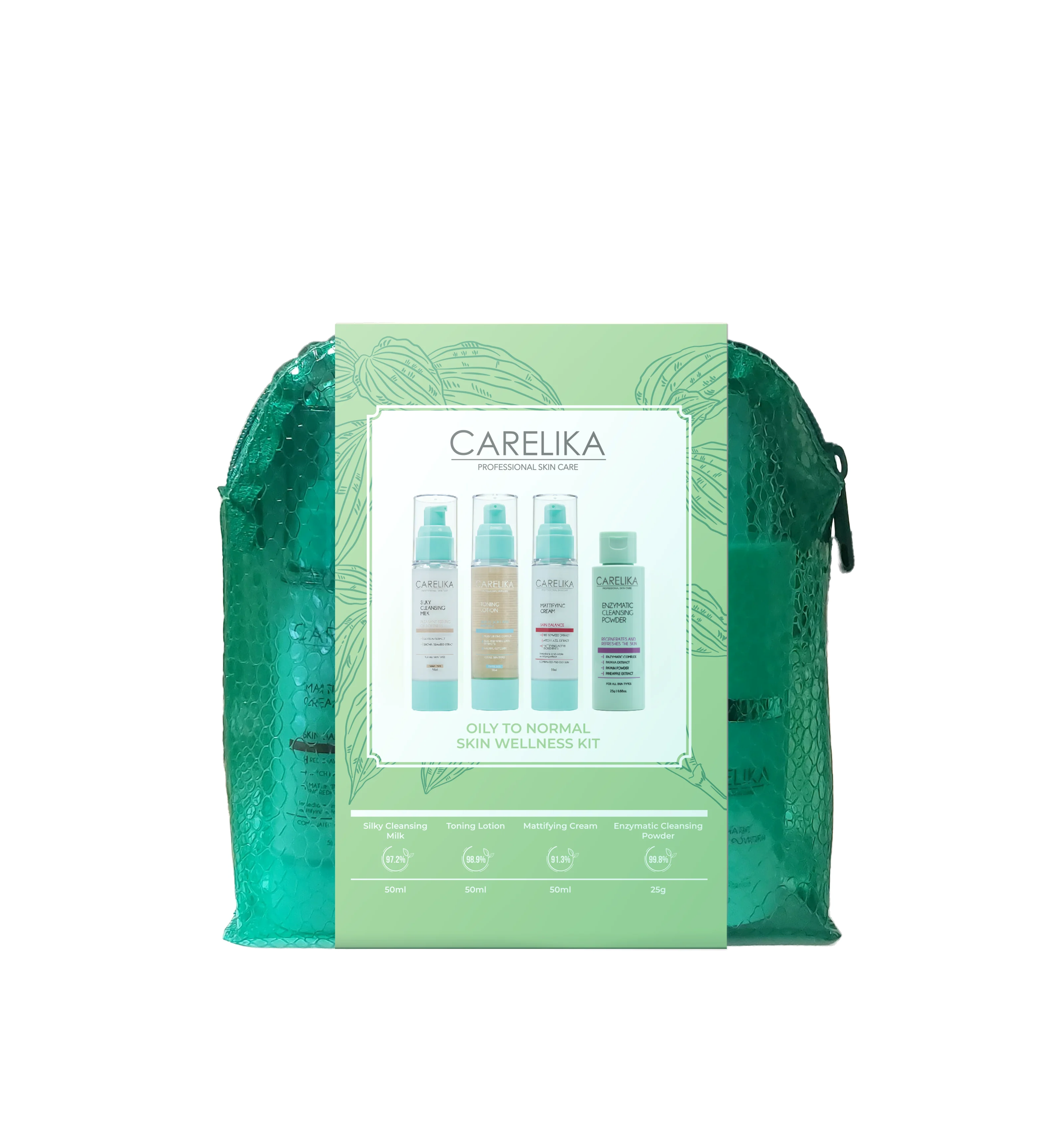 CARELIKA Oily Skin Type Wellness Travel KIT