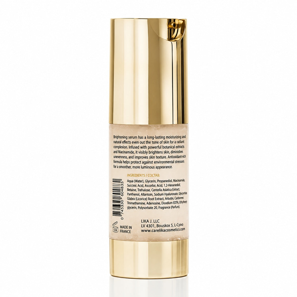CARELIKA Amber Brightening Serum 15in1 (with Succinic Acid 2%)